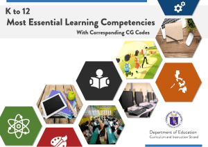 Grade 12 Trends, Networks, Critical Thinking Curriculum Guide