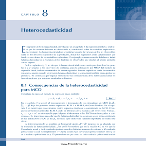 Heterocedasticidad en Econometr&iacute;a