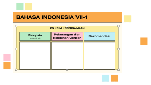 Bahasa Indonesia VII-1