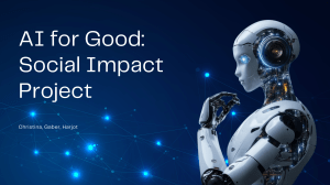 AI for Good: Social Impact Projects & Applications
