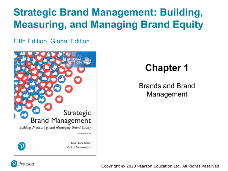 Strategic Brand Management: Brands and Brand Management