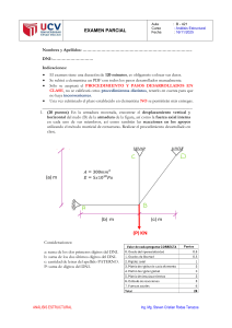 Examen Parcial An&aacute;lisis Estructural UCV