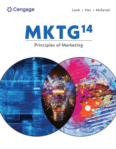 Principles of Marketing: MKTG 14th Edition