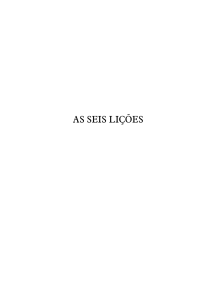 As Seis Li&ccedil;&otilde;es - Ludwig von Mises