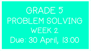 Grade 5 Math Problems: Worksheet - Week 2