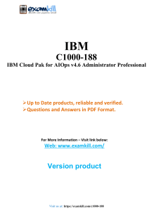 IBM C1000-188 Exam Questions & Answers