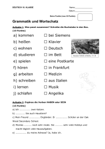 Grammatik B1 B2 Übungen Deutsch