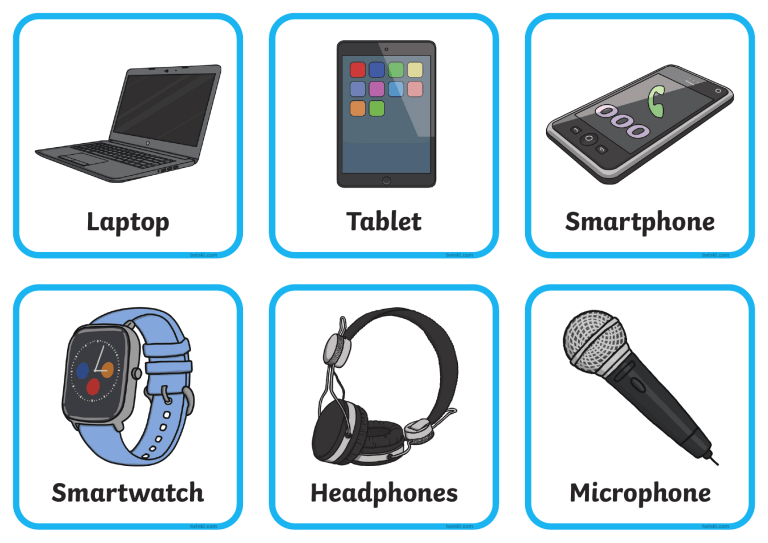 Technology Flashcards for Kids