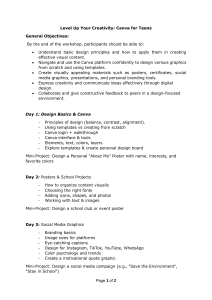 Canva for Teens Workshop Outline: Design & Social Media