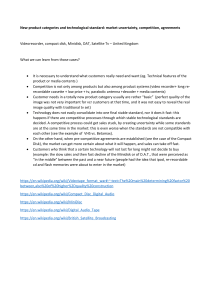 Technological Standards: Market Uncertainty & Competition Cases