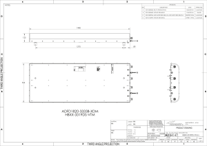 HBXX-3319DS-VTM-L Product Drawing - Technical Specifications