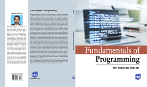 Fundamentals of Programming Textbook