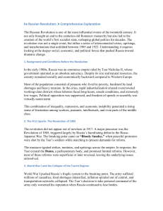 The Russian Revolution: Comprehensive Explanation & Global Impact