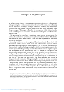 Impact of Governing Law on International Contract Interpretation