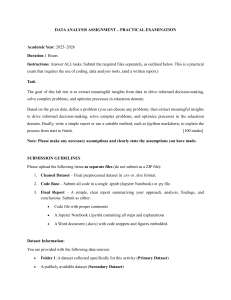 Data Analysis Practical Exam: Student Performance Insights 2025-2026