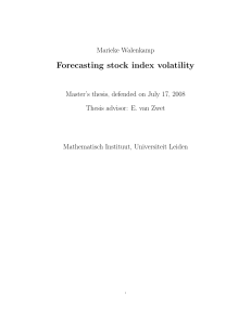 Forecasting Stock Index Volatility: GARCH, HAR Models & S&P 500 Analysis