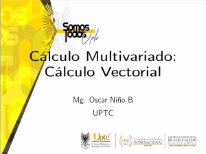 Presentaci&oacute;n de C&aacute;lculo Multivariable y Vectorial