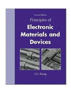 Solutions Manual: Principles of Electronic Materials and Devices, 2nd Ed.