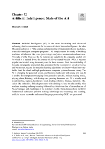 Artificial Intelligence: State of the Art | AI Overview & History