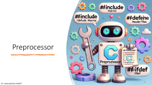 C Preprocessor Guide: #include, #define, and Macros