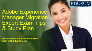 AEM Migration Expert Exam Tips & Study Plan (AD0-E136)