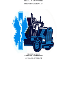 Manual de Primeros Auxilios y Recuperaci&oacute;n de Puntos