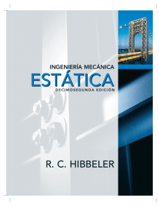 Ingenier&iacute;a Mec&aacute;nica Est&aacute;tica - Hibbeler 12&ordf; Edici&oacute;n