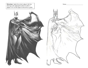 Batman Shading Activity: Learn Value to Create 3D Drawings