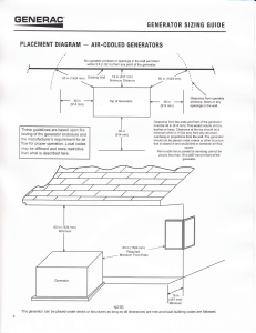 Generator Placement Guide: Air-Cooled Systems