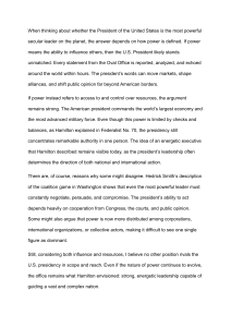 US President's Power: Influence, Resources, and Global Leadership