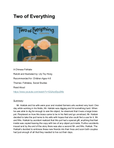 Two of Everything Chinese Folktale: Lesson Plan & Summary