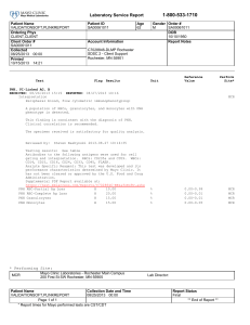 PNH Lab Report: Validationsoft, Plinkreport - 08/25/2013
