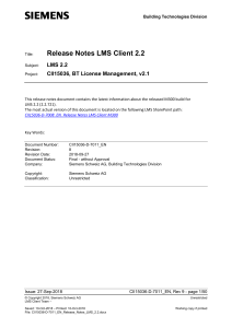 LMS Client 2.2 Release Notes: Updates, Issues, and Solutions