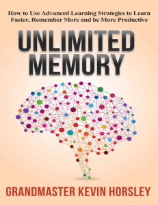 Unlimited Memory: Advanced Learning Strategies