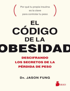 El C&oacute;digo de la Obesidad: Insulina y Control de Peso