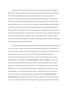 East Asian Religious Community in Laurentians