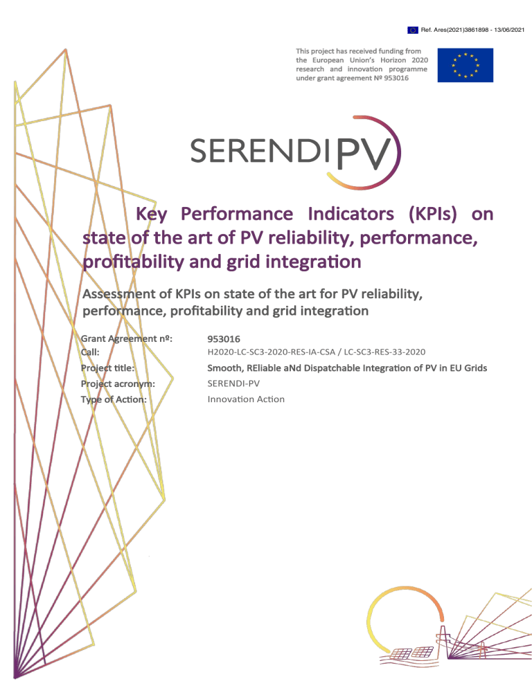 PV Reliability, Performance, Profitability & Grid Integration KPIs