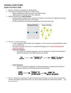 Systems Thinking: A Shift of Mind