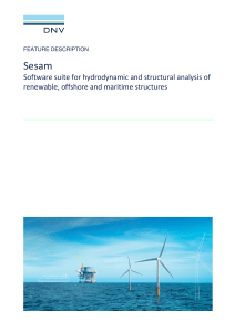 Sesam: Hydrodynamic & Structural Analysis Software Suite