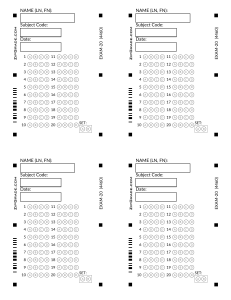 Exam Sheet: EXAM-20 (4460) - Multiple Choice