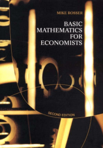 Basic Mathematics for Economists Textbook