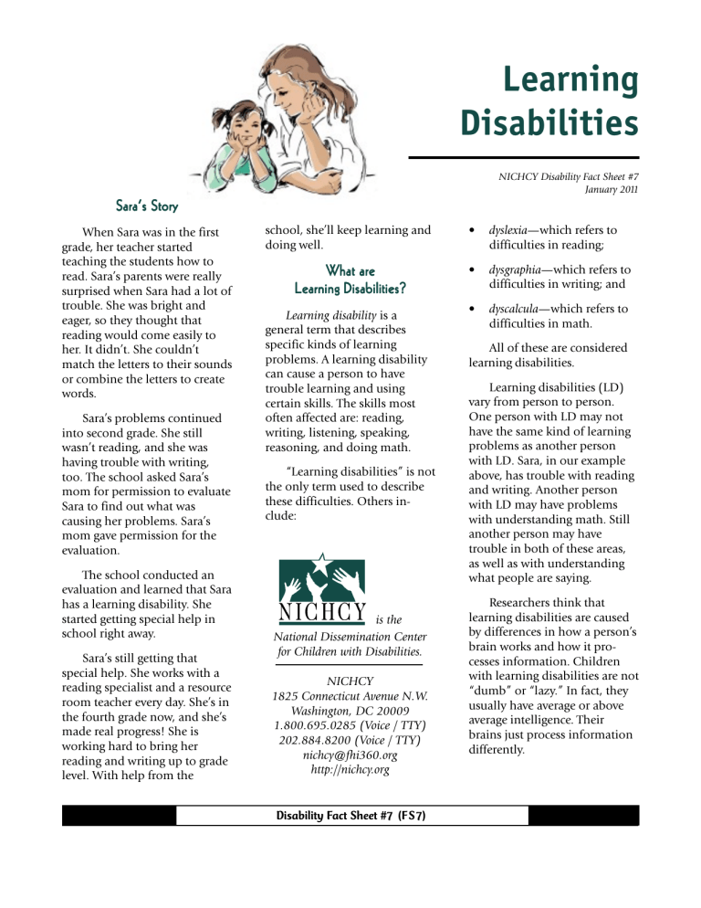 Learning Disabilities: Understanding and Support