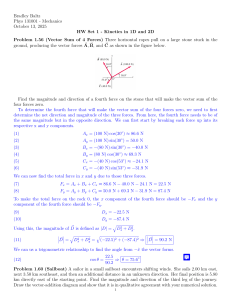 Physics Homework: Kinetics in 1D & 2D