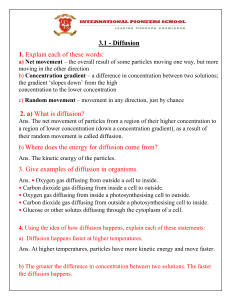 Diffusion Explained: Definitions, Examples & Factors in Biology