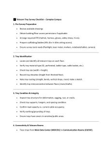 Telecom Tray Survey Checklist: Complex Campus Infrastructure Guide