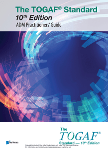 TOGAF Standard 10th Edition: ADM Practitioners' Guide