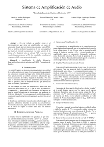 An&aacute;lisis de Saturaci&oacute;n en Amplificadores de Audio con THD
