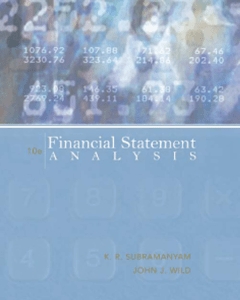 Financial Statement Analysis Textbook: 10th Edition by Subramanyam & Wild