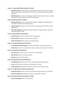 Networking Course Outline: OSI, Ethernet, IP, Security, Cloud & More