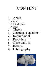 Preparation of Potash Alum from Aluminium Scrap | Chemistry Project